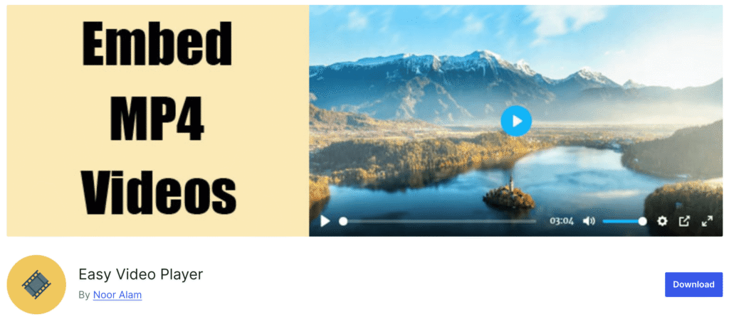 Easy Video Player, Video Player Plugin